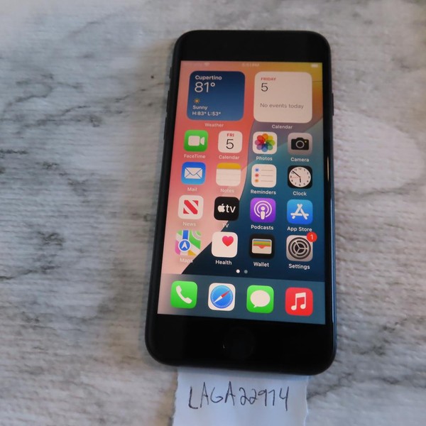 Apple iPhone SE 3rd Gen 2022 - Unlocked, 64 GB, Midnight, A2595