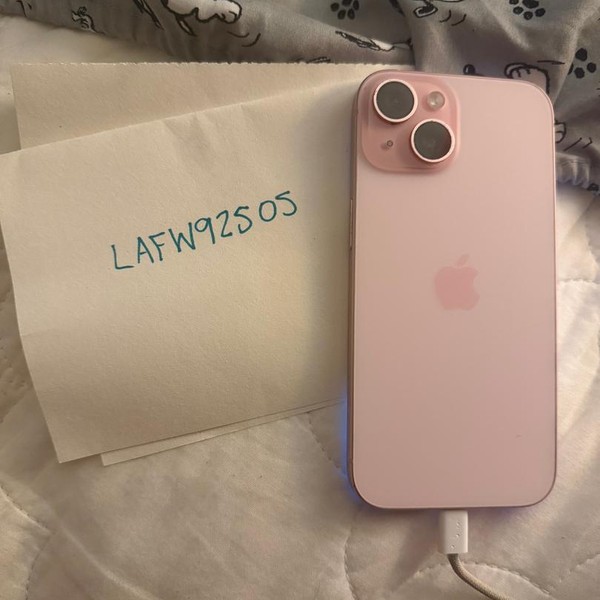 Apple iPhone 15 - Verizon, 256 GB, Pink, A2846
