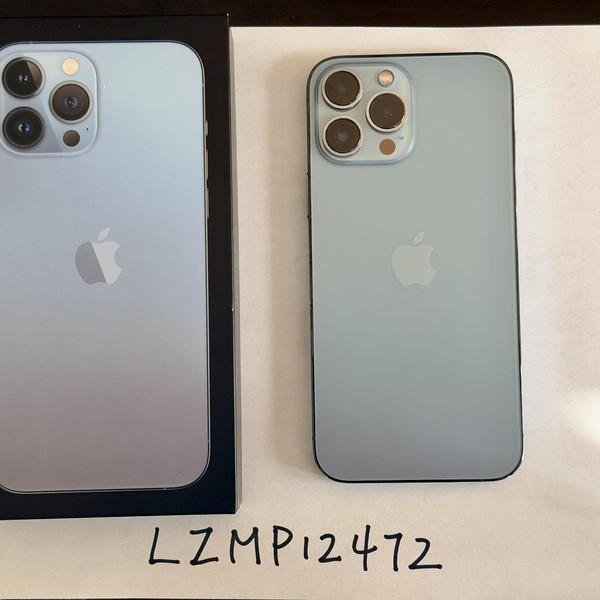 Apple iPhone 13 Pro Max - Unlocked, 256 GB, Sierra Blue, A2484
