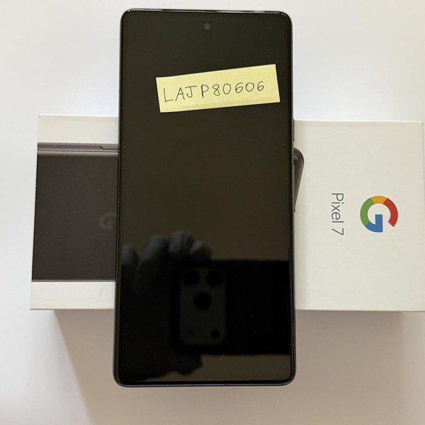 Google Pixel 7 - Unlocked, 256 GB, Obsidian, 8 GB, GVU6C, Sub-6 5G