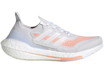 adidas Ultra Boost 21 White Glow Pink (Women's) for sale