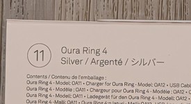New
													Oura Ring Gen 4 - Silver, Size 11, photo 4 of 4