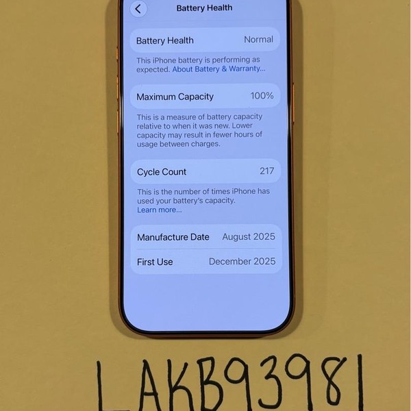 Apple iPhone 17 Pro - AT&T, 256 GB, Cosmic Orange, A3256