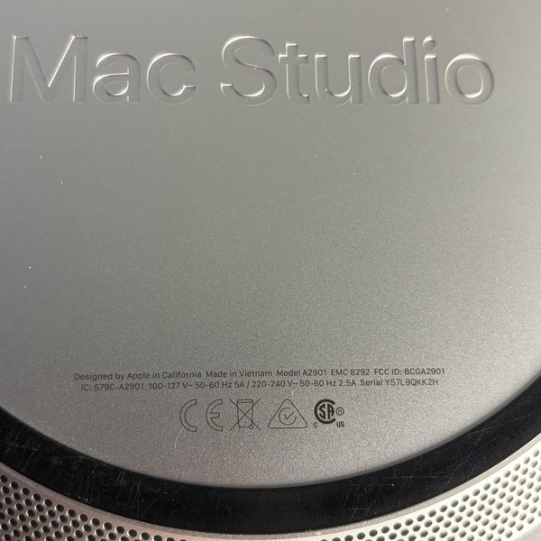 Mac Studio 2023 - 512 GB, 32 GB, Apple M2 Max, 30 Core GPU