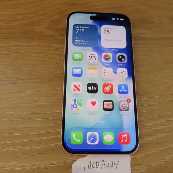 Apple iPhone 15 - T-Mobile, 128 GB, Pink, A2846