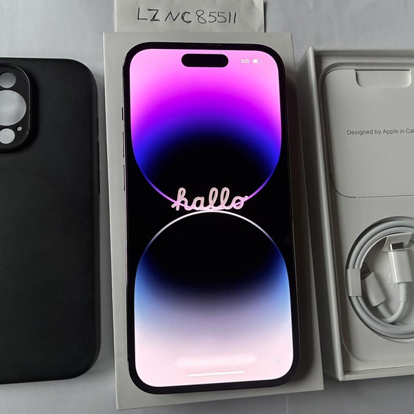 Apple iPhone 14 Pro - Unlocked, 128 GB, Purple, A2650