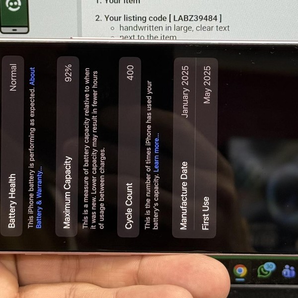 Apple iPhone 15 - T-Mobile, 128 GB, Pink, A2846