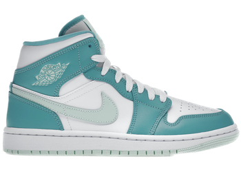 Jordan 1 Mid Washed Teal (Women's) for sale