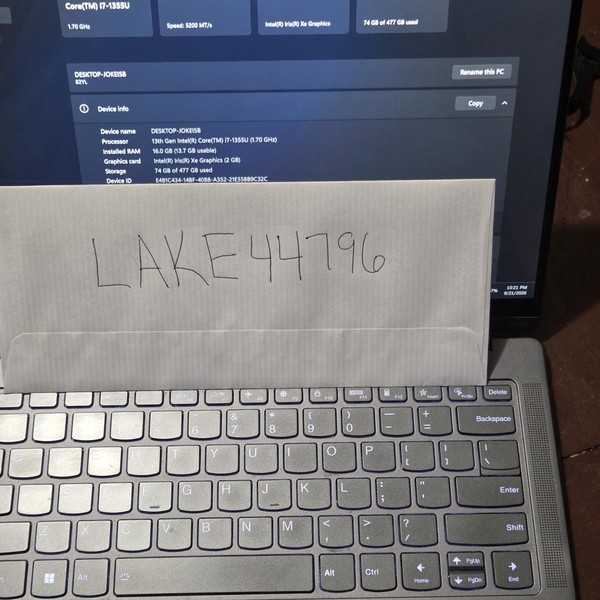 Lenovo Yoga 7 (14IRL8) - 512 GB, Storm Grey, 16 GB, Intel Core i7, 2.2K