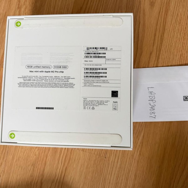 Mac mini 2023 - 512 GB, 16 GB, Apple M2 Pro 10-core, 10 Gigabit Ethernet