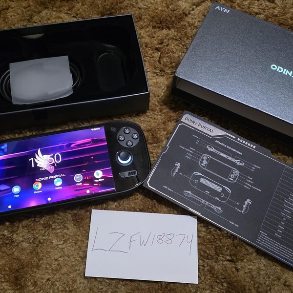 Ayn Odin2 Portal - 128 GB, Black, 8 GB, Base