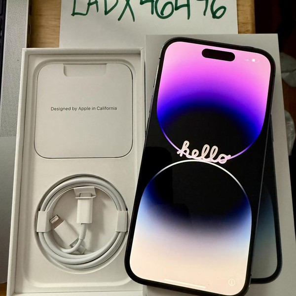 Apple iPhone 14 Pro - Unlocked, 128 GB, Purple, A2650