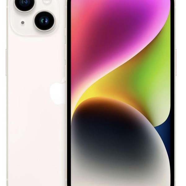 Apple iPhone 14 - Unlocked, 128 GB, Starlight, A2649