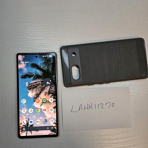 Google Pixel 7a - Unlocked, 128 GB, Snow, 8 GB, GWKK3