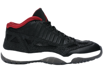 Jordan 11 Retro Low IE Black Varsity Red (2011) for sale