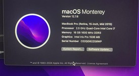 Good
													MacBook Pro 2015 (Retina) - 15" - Silver, 512 GB, 16 GB, photo 4 of 11