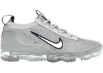  Nike Air VaporMax 2021 FK White Black Metallic Silver