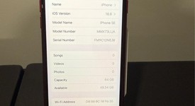Good
													Apple iPhone SE 3rd Gen 2022 - T-Mobile, Red, 64 GB, A2595, photo 4 of 4