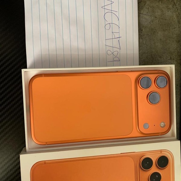 Apple iPhone 17 Pro Max - Unlocked, 256 GB, Cosmic Orange, A3257