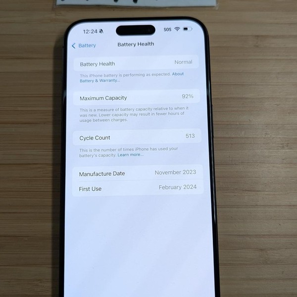 Apple iPhone 15 Pro Max - Unlocked, 256 GB, Black, A2849