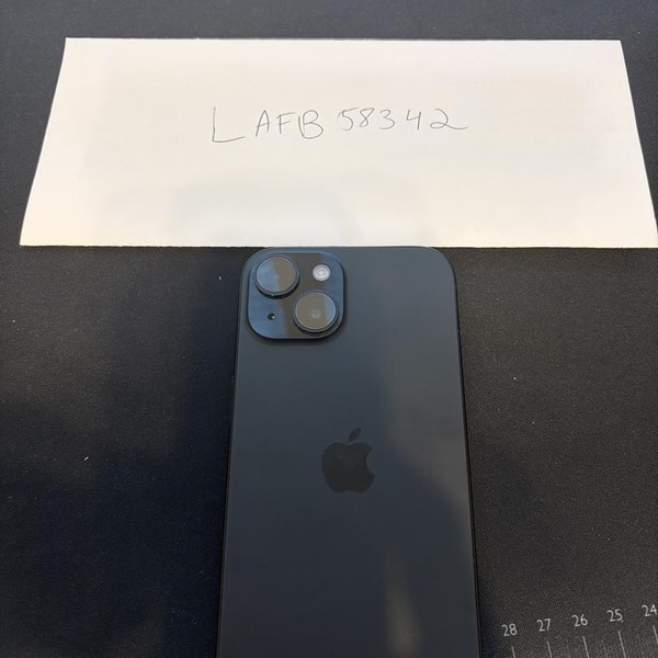 Apple iPhone 15 - Unlocked, 128 GB, Black, A2846