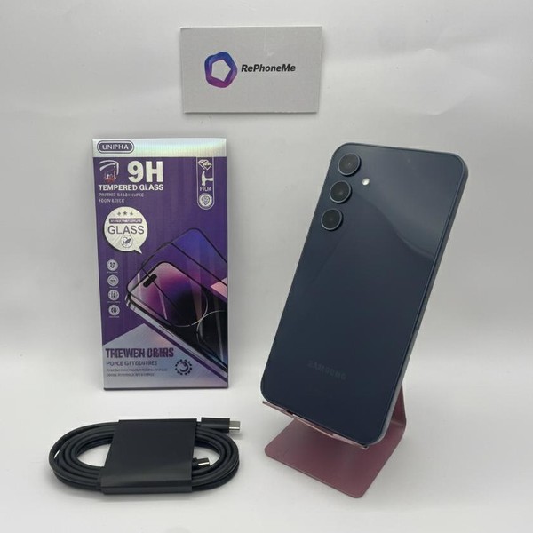 Samsung Galaxy A35 5G - Unlocked, 128 GB, Navy Blue, 6 GB