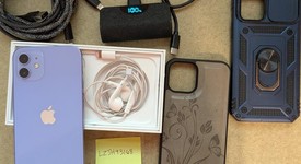 Good
													Apple iPhone 12 - Unlocked, Purple, 64 GB, A2172, photo 1 of 10