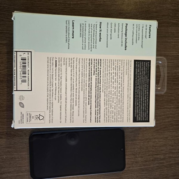 Samsung Galaxy A15 5G - Unlocked, 64 GB, Black & Blue, 4 GB