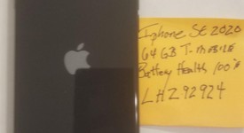 Mint
													Apple iPhone SE 3rd Gen 2022 - T-Mobile, Midnight, 64 GB, A2595, photo 3 of 6