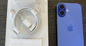 Good
													Apple iPhone 16 - Unlocked, Ultramarine, 128 GB, A3081, photo 3 of 7