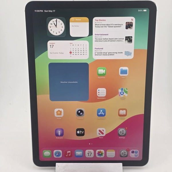 Apple iPad Air (4th Gen) - Unlocked, 64 GB, Silver, A2324
