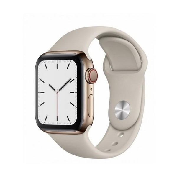 Apple Watch Series 5 40mm - Unlocked, Gold, A2094 Cellular, Stainless Steel