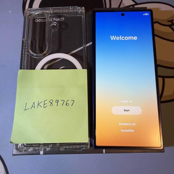 Samsung Galaxy Z Fold7 - Unlocked, 512 GB, Blue Shadow, 12 GB, SM-F966U1