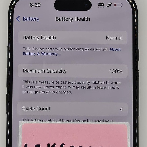 Apple iPhone 16 - Unlocked, 128 GB, Black, A3081