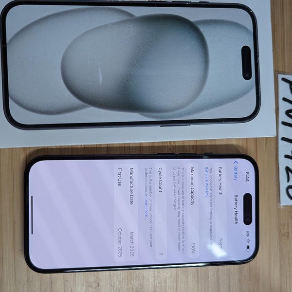 Apple iPhone 15 - Unlocked, 128 GB, Black, A2846