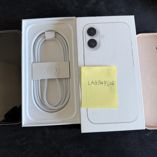 Apple iPhone 16 - Unlocked, 128 GB, White, A3081