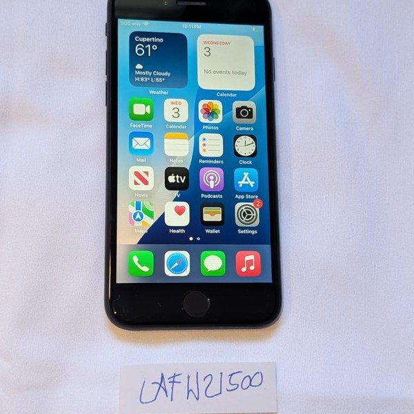 Apple iPhone SE 2nd Gen 2020 - Unlocked, 256 GB, Black, A2275