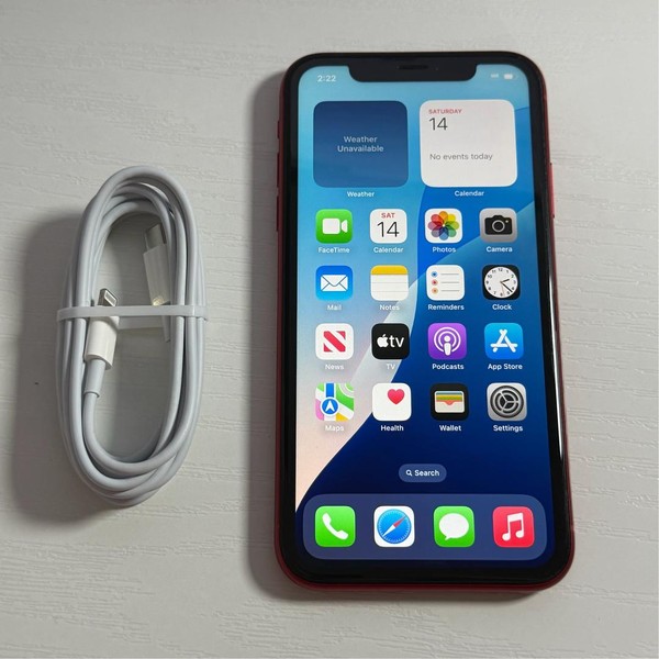 Apple iPhone Xr - Unlocked, 64 GB, Red, A1984