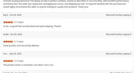 Mint
													Microsoft Surface Laptop 4 - Ryzen 7, Black, 512 GB, 16 GB, 13.5", photo 1 of 17