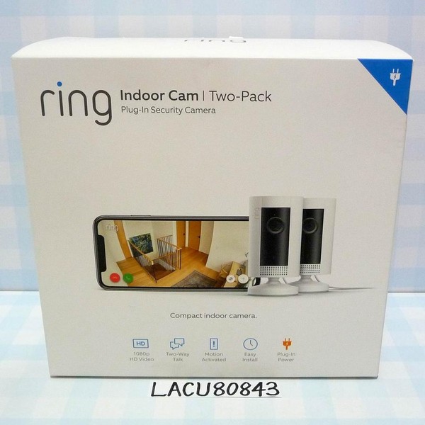 Ring Indoor Security Cam - 2 Cams