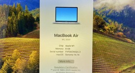 Fair
													MacBook Air 2020 - 13" - Apple M1, Gray, 128 GB, 8 GB, photo 2 of 14
