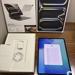 Good Apple iPad Pro 13 inch (M4) 2024 - Unlocked, 1 TB, Silver, 16 GB, A2926, Standard Glass