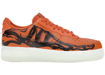 Nike Air Force 1 Low Orange Skeleton Halloween (2020) for sale