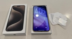 Mint
													Apple iPhone 15 Pro Max - Unlocked, Natural, 256 GB, A2849, photo 1 of 9