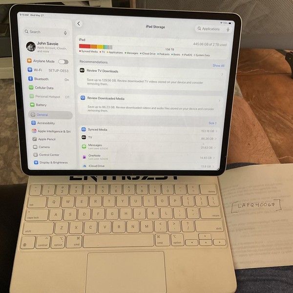 Apple iPad Pro 12.9 inch 5th Gen 2021 - Unlocked, 2 TB, Silver