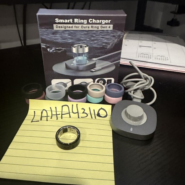 Oura Ring Gen 4 - Black, Size 9