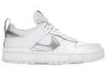  Nike Dunk Low Disrupt White Silver (Women's)