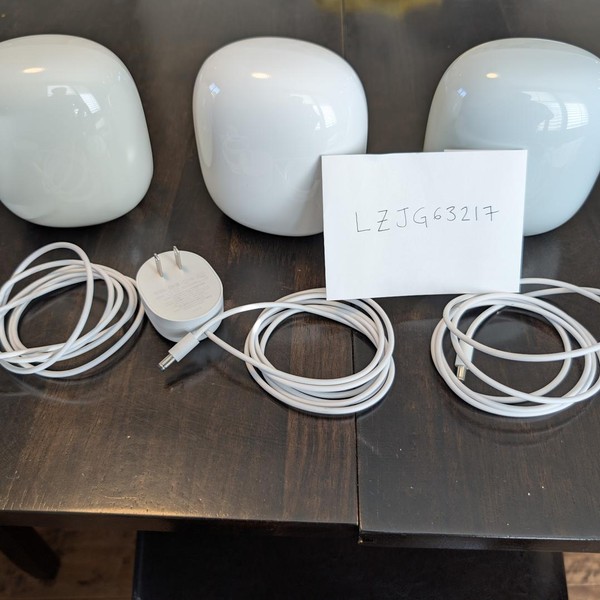 Google Nest Wifi Pro 6e Mesh Router - Multicolor, 3-Pack