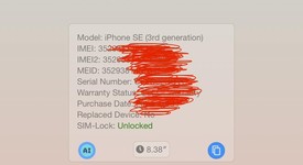 New
													Apple iPhone SE 3rd Gen 2022 - Unlocked, Midnight, 64 GB, A2595, photo 4 of 4