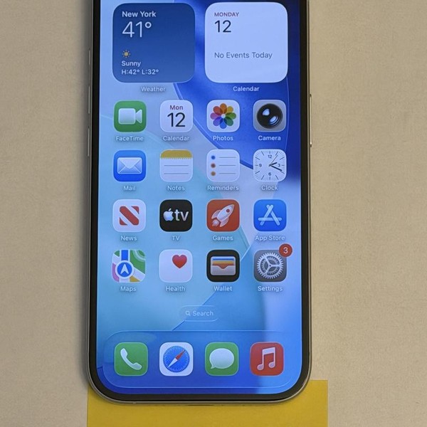 Apple iPhone 16 - Unlocked, 128 GB, White, A3081